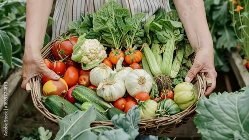 Harvesting Nutrient Rich Vegetables from Regenerative Farm Beds