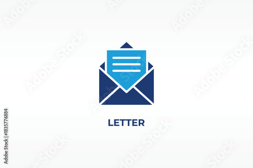 LETTER vector, icon or logo sign isolated symbol illustration