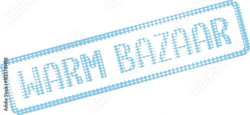 Warm Bazaar Dotted Stamp Effect for Lively Marketplaces and Community Fairs