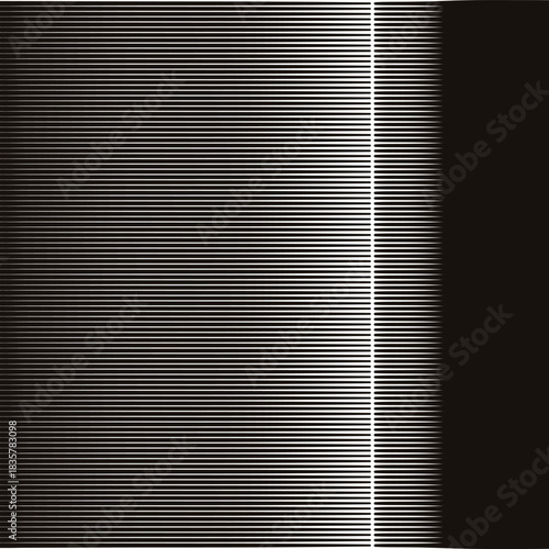 Dense striped texture with shading and vertical seam.