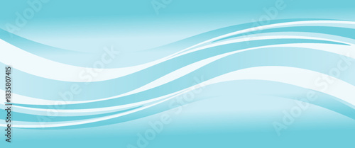 Abstract blue waves background, minimal waves design concept