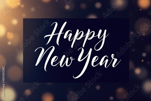 New years celebration greeting