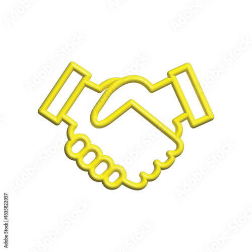 Handshake icon design template