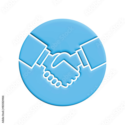 Handshake icon design template