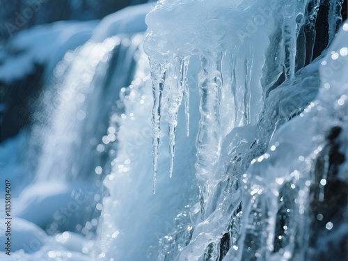 icicles on the roof, Generate AI