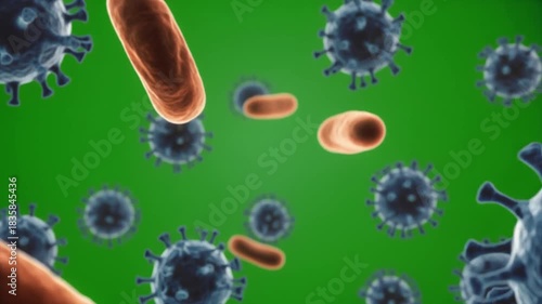 Microscopic World - A Visual Exploration of Viruses and Bacteria.