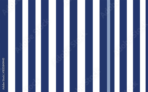 Seamless vector pattern featuring classic navy blue and white vertical stripes, with a single light blue accent stripe, perfect for backgrounds.