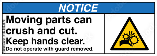 Safety Sign Signage NOTICE Mo...