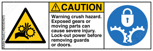 Safety Sign Signage CAUTION M...