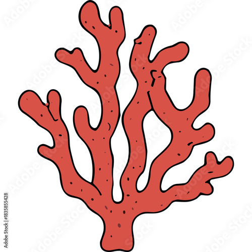 red paint splash isolated