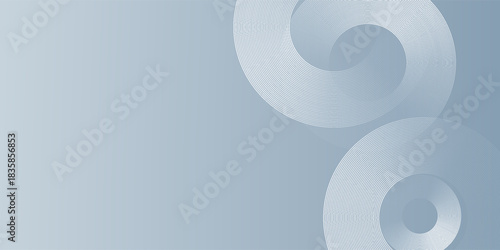 Abstract hexagon lines on gray background.