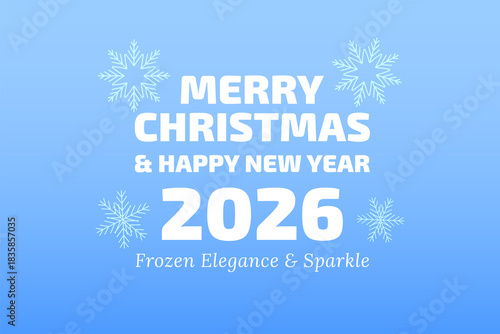 merry christmas happy new year 2026 greeting