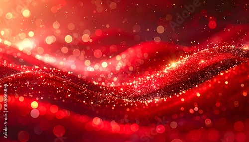 abstract red background with sparkles