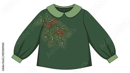 A whimsical and surreal vector illustration featuring abstract shapes with vibrant color gradients and intricate pattern