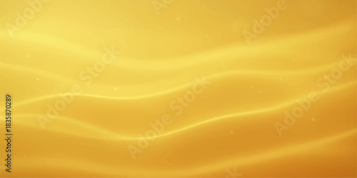 Abstract golden silk background with soft, flowing wave pattern texture