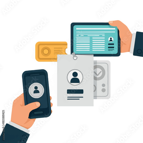 Identity Verification Process Illustration