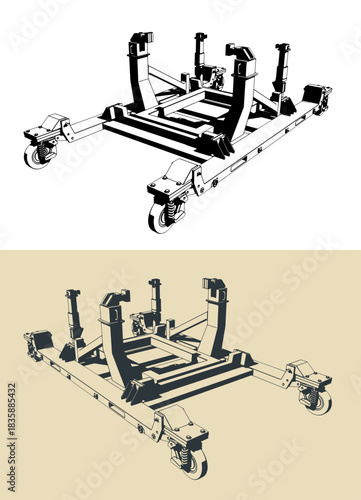 Aircraft engine stand
