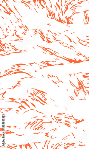 THIS PATTERN CONSISTS OF IRREGULAR LINES AND CURVED SHAPES, RESEMBLING WAVES, FLAMES, OR PERHAPS CAMOUFLAGE PATTERNS