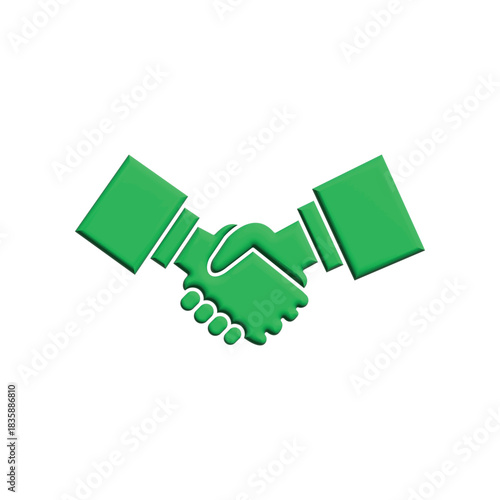 Handshake icon design template