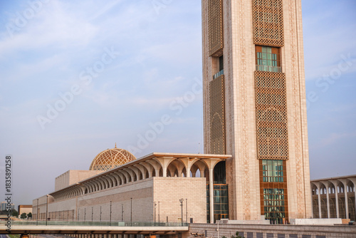 Great Mosque of Algiers, the Grand Mosque of Algeria, Alger the capital city of Algeria, North Africa, city centre of Algiers, the capital of Algeria, Landscape of Algiers city. مسجد الجزائر الأعظم