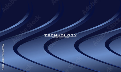 Premium background design with dark blue luxury motif. Vector horizontal template, for digital lux business banners, contemporary formal invitations, luxury vouchers, gift certificates, etc.	