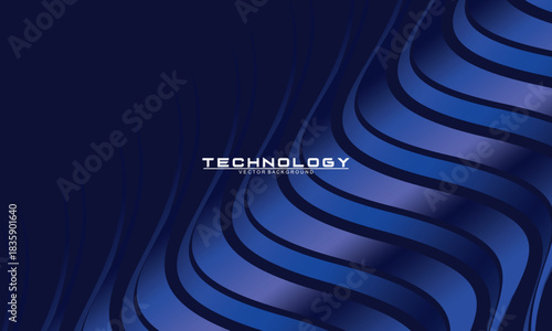 Premium background design with dark blue luxury motif. Vector horizontal template, for digital lux business banners, contemporary formal invitations, luxury vouchers, gift certificates, etc.	