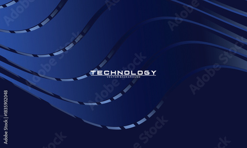 Premium background design with dark blue luxury motif. Vector horizontal template, for digital lux business banners, contemporary formal invitations, luxury vouchers, gift certificates, etc.	