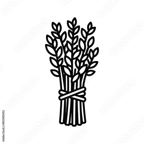 Sheaf of Wheat Outline Icon