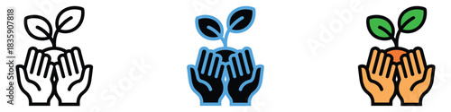 Environmental Care icon vector. environmental care and greener future symbol. vector illustration.