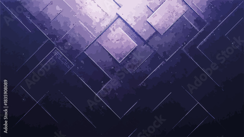보라색 그라데이션과 기하학적 패턴이 어우러진 현대적인 추상 벡터 배경으로, 디지털 디자인 프로젝트에 이상적인 시각적 효과를 제공합니다.