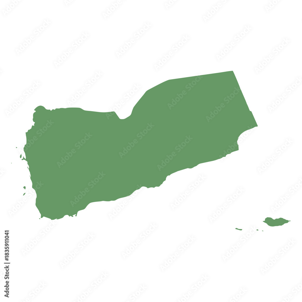 Obraz premium Yemen Country green