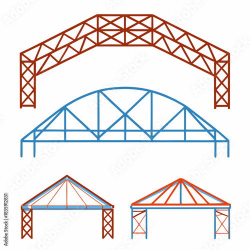 Detailed technical blueprint illustration of a complex system