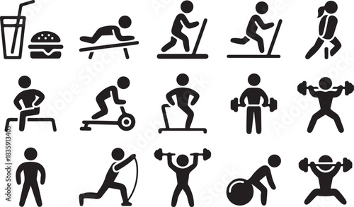 Fat silhouette vector design