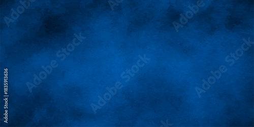 Dark blue vintage grunge textured background pattern with rough aged paint design