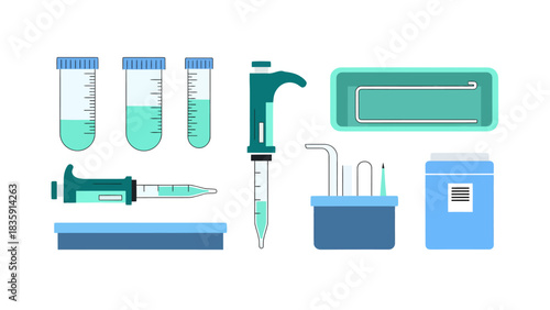 Professional laboratory equipment for scientific research and medical experiments in a clean, modern lab setting perfect for biotech startups and clinical trials