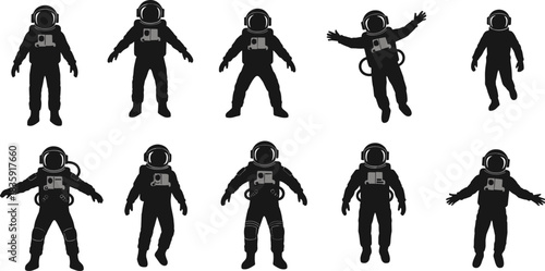 Vector illustration set of diverse mountain climbers and hikers ascending a rock face, illustrating extreme sports, adventure, outdoor fitness, and challenge concepts.