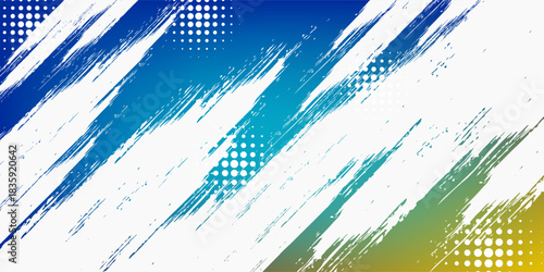 background for sports jersey soccer jersey running racing jersey red blue yellow brush jersey pattern. EPS 10