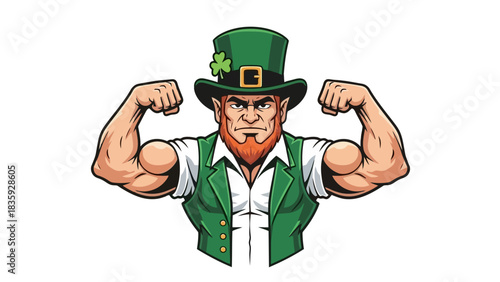 Celebrate International Beer Day with a Festive Leprechaun Illustration