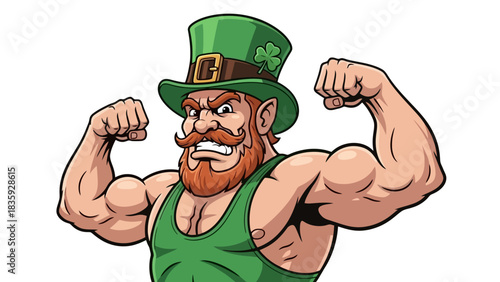 Celebrate International Beer Day with a Festive Leprechaun Illustration
