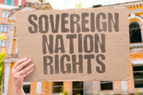 Foto "Sovereign Nation Rights" Countries deserve territorial integrity