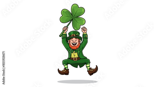 Celebrate International Beer Day with a Festive Leprechaun Illustration