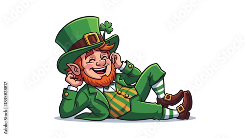 Celebrate International Beer Day with a Festive Leprechaun Illustration