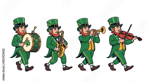 Celebrate International Beer Day with a Festive Leprechaun Illustration