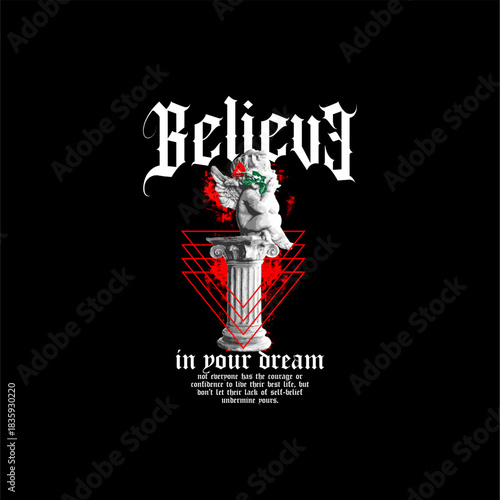 believe in your dream abstrac...