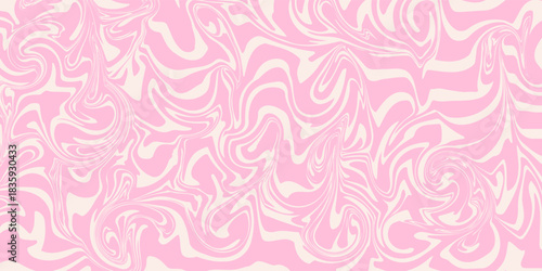 Groovy zebra pattern. Abstract zebra stripes background in groovy flat style. eps 10