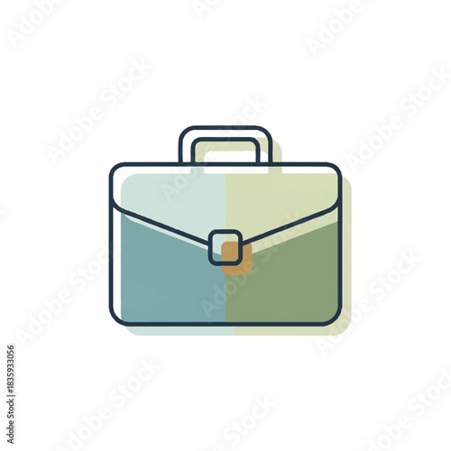 Elegant and Professional Briefcase Icon for Business and Travel Essentials