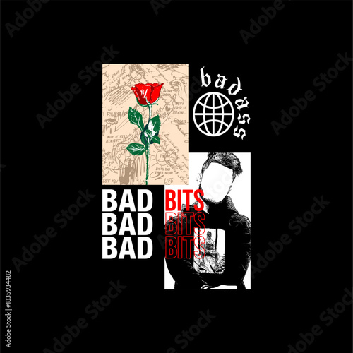 bad habits slogan street styl...
