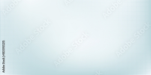 Abstract light blue blurred background horizontal panoramic web banner.