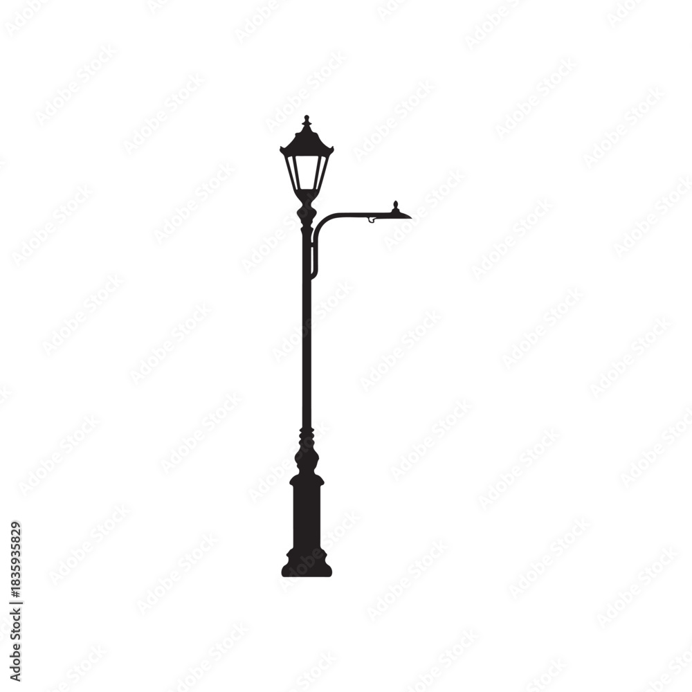 Obraz premium street lamp isolated . vector eps 10