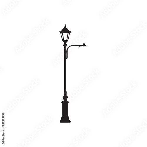 street lamp isolated . vector eps 10
